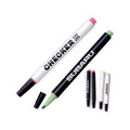 Pocket Highlighter w/ White or Black Barrel